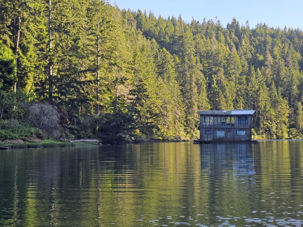 Dory Dan's floating house.